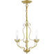 Katarina 3 Light 13 inch Soft Gold Chandelier Ceiling Light