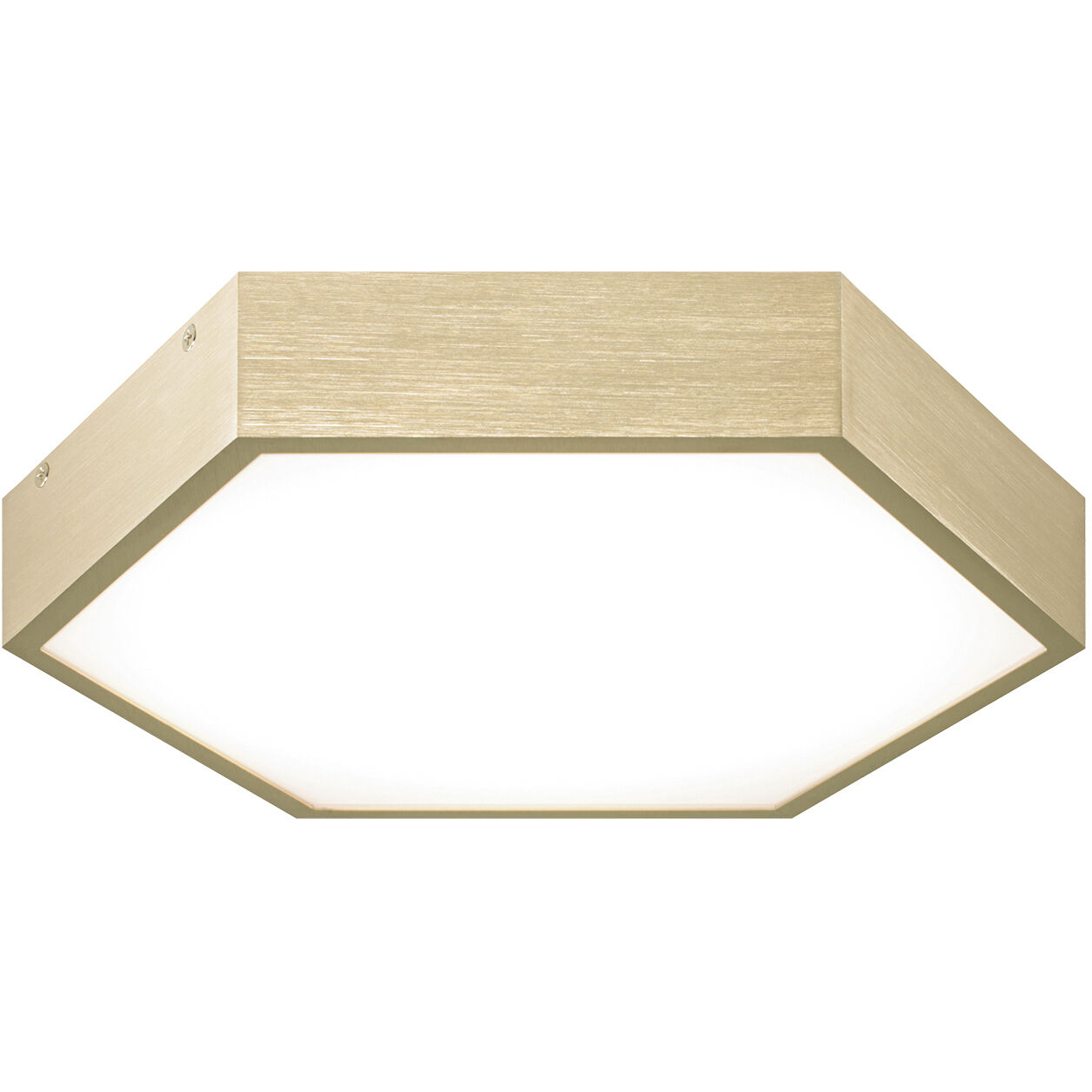 Hexol LED 12.75 inch Oxidized Gold Flush Mount Ceiling Light