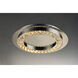 Charm LED 17 inch Polished Chrome Flush Mount Ceiling Light