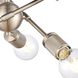 Module 6 Light 15 inch Satin Nickel Semi Flush Mount Ceiling Light