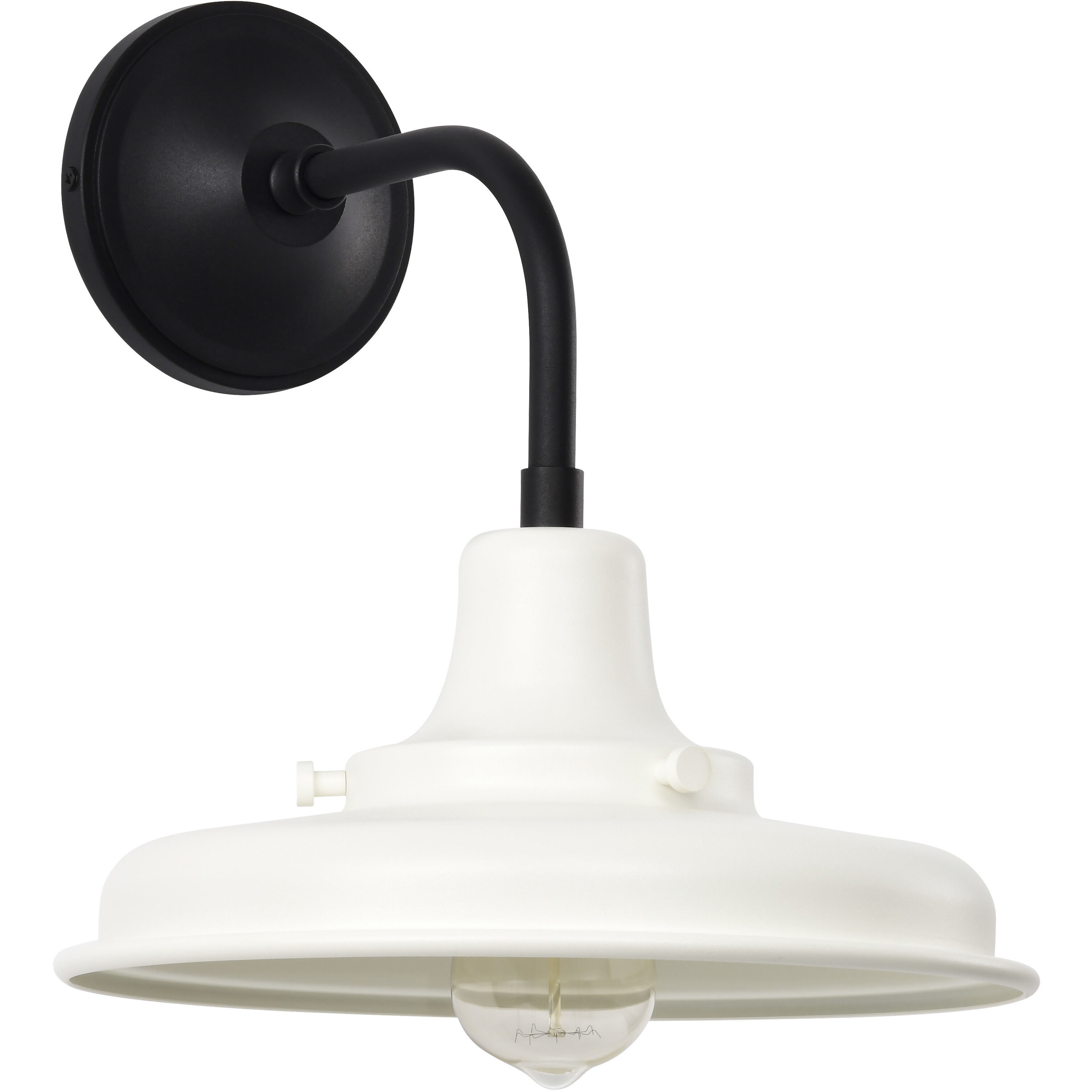 Morris 13.38 inch Black Outdoor Wall Light