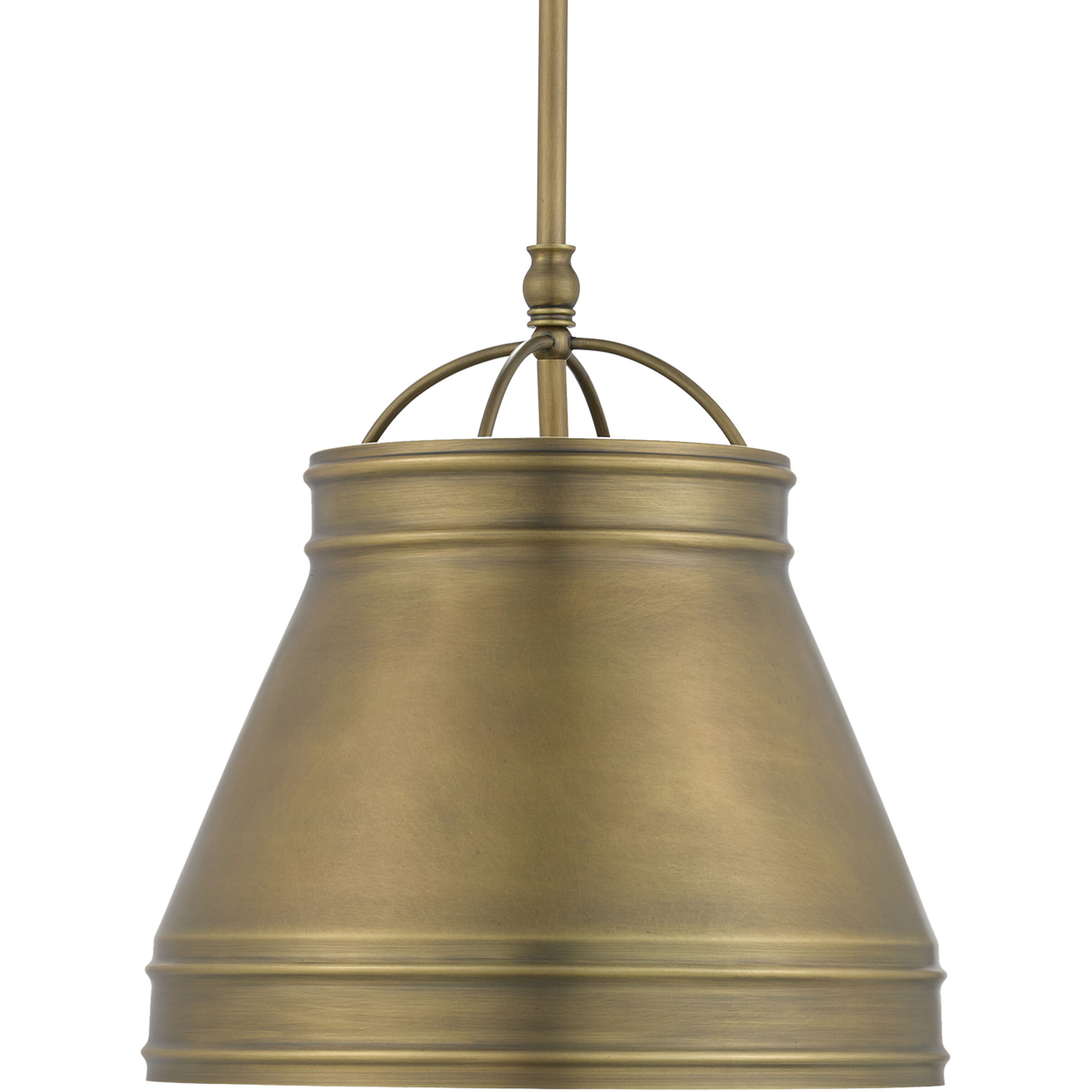 Lumley 1 Light 13 inch Antique Brass Pendant Ceiling Light