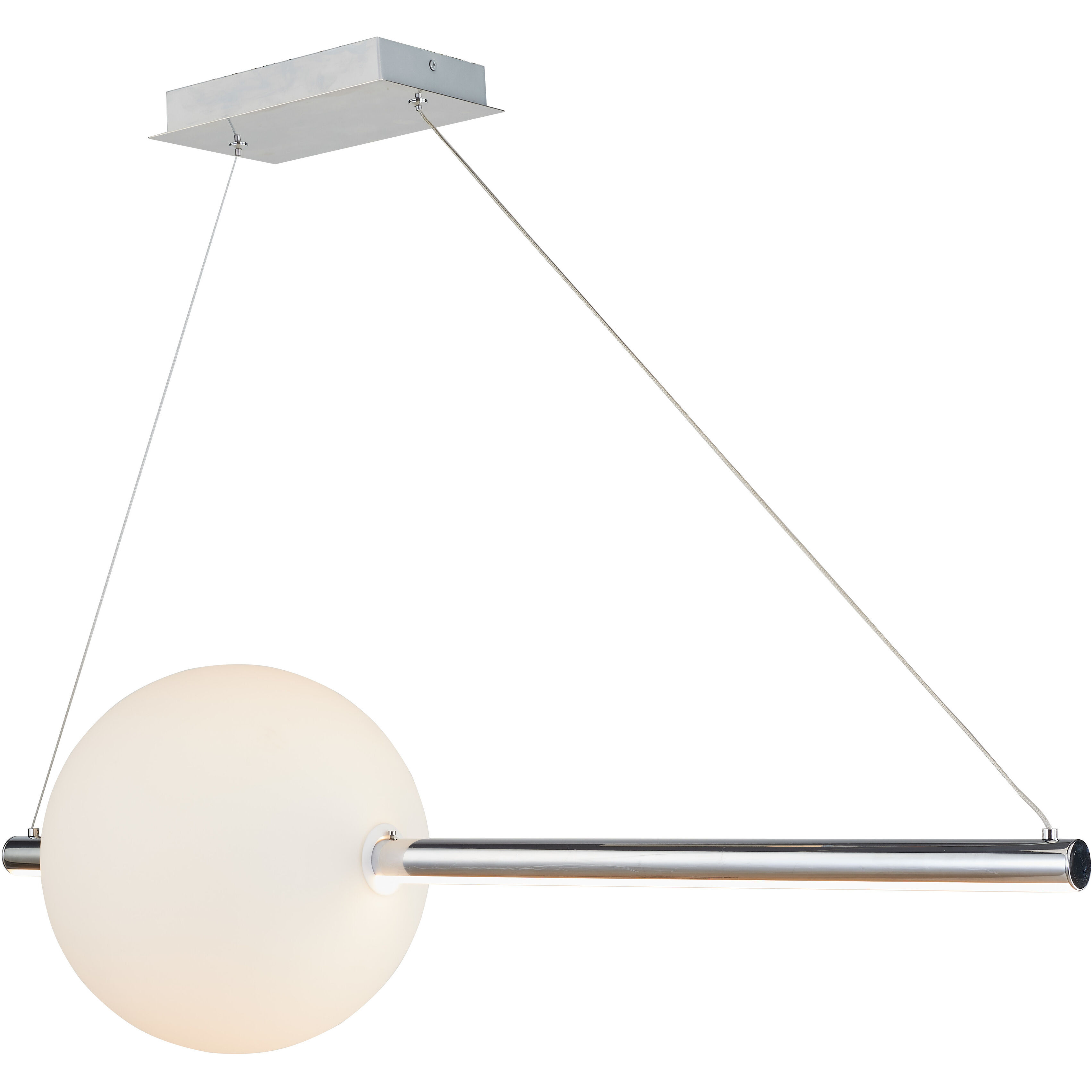 ORB LED 11 inch Chrome Pendant Ceiling Light