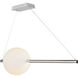 ORB LED 11 inch Chrome Pendant Ceiling Light