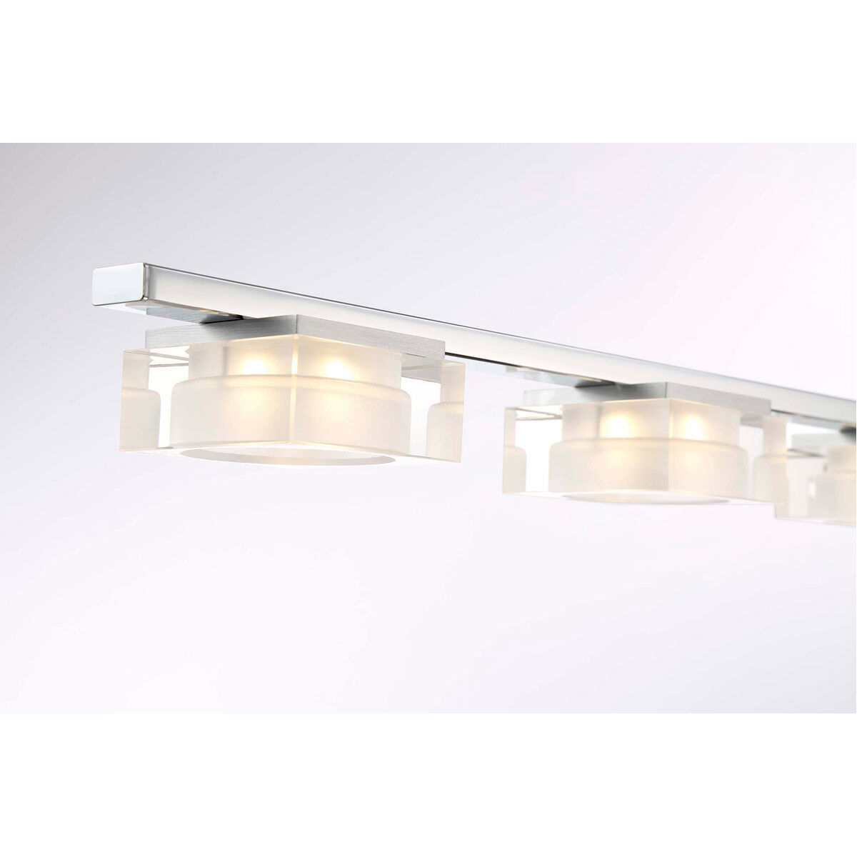 Brooklyn 7 Light 45.25 inch Chrome Linear Pendant Ceiling Light
