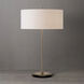 Stretch 32 inch 14 watt Satin Nickel Table Lamp Portable Light