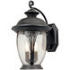 Westchester 3 Light 20 inch Bronze Outdoor Wall Lantern in Seedy