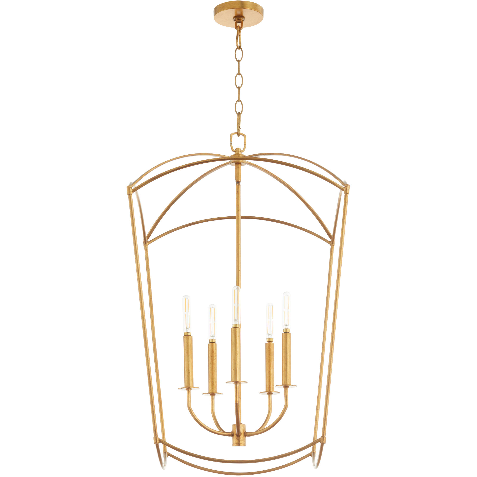 Mantle 5 Light 19.00 inch Foyer Pendant