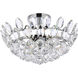 Emilia 3 Light 16 inch Chrome Flush Mount Ceiling Light