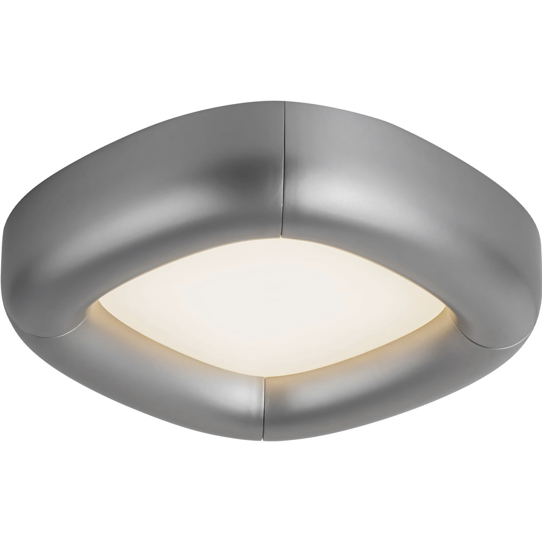 Folio 14.5 inch Space Gray Flush Mount Ceiling Light