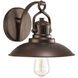 O'Neal 1 Light 9.5 inch Burnished Bronze Sconce Wall Light