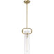 Teresa 1 Light 5 inch Burnished Brass Pendant Ceiling Light