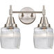 Caden 2 Light 15 inch Satin Nickel Bath Vanity Light Wall Light