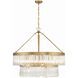 Emory 9 Light 32 inch Modern Gold Chandelier Ceiling Light