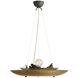 Chene 1 Light 27 inch Antique Brass and Bronze Chandelier Ceiling Light