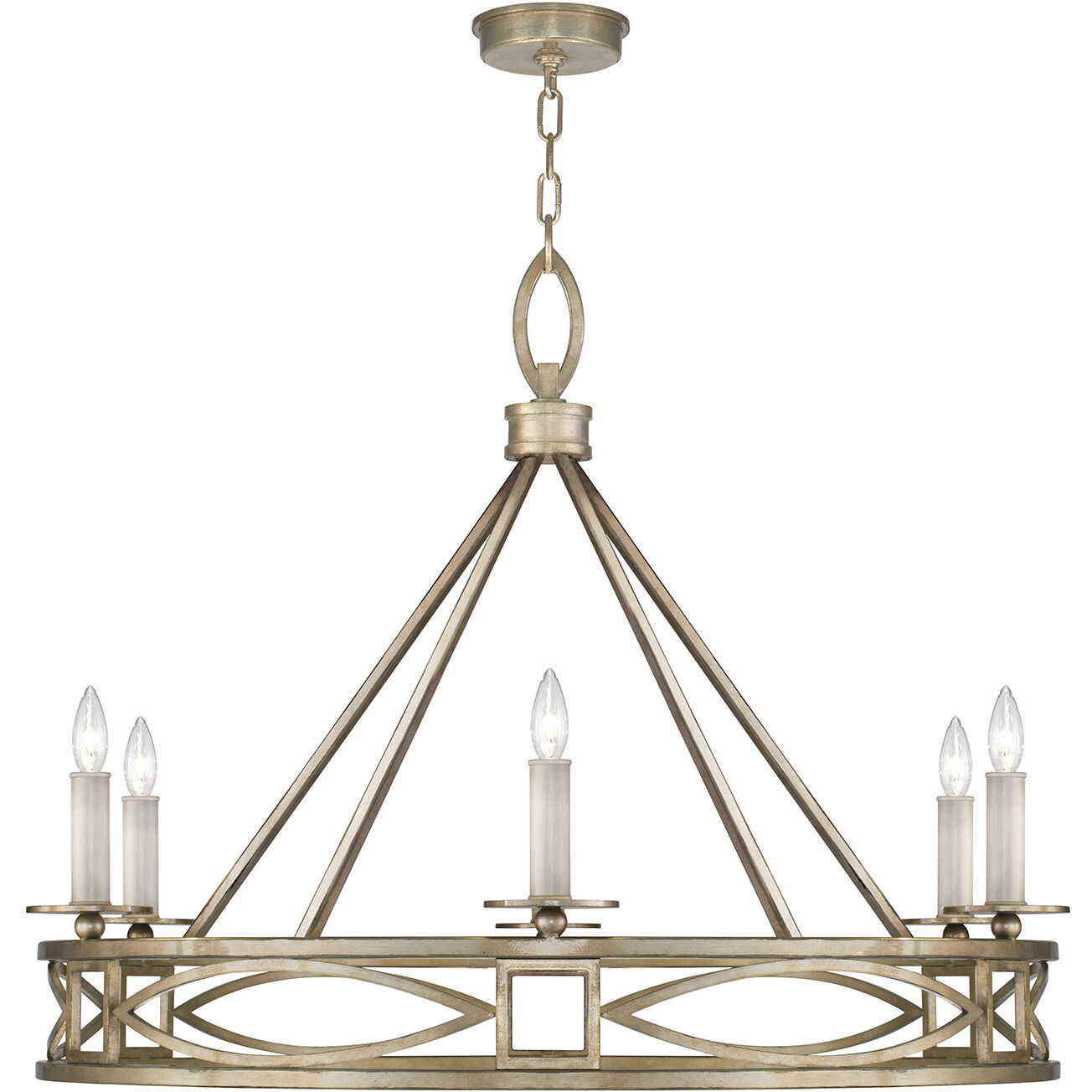 Cienfuegos 6 Light 37.5 inch Gold Chandelier Ceiling Light
