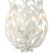 Broche 3 Light 9.5 inch Matte White Semi Flush Ceiling Light