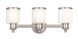 Middlebush 3 Light 24 inch Brushed Nickel Bath Vanity Wall Light