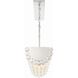 Elliot 6 Light 48 inch Polished Nickel Linear Chandelier Ceiling Light