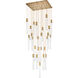 Weston 25 Light 36 inch Satin Gold Pendant Ceiling Light