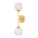 Melton LED 5 inch Aged Brass Wall Sconce Wall Light