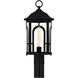 Brampton 1 Light 20.25 inch Matte Black Outdoor Post Lantern