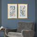 Pour Monsieur Blue and Green and Orange and Pink Framed Art, Propac