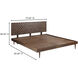 Pablo Brown Bed, King