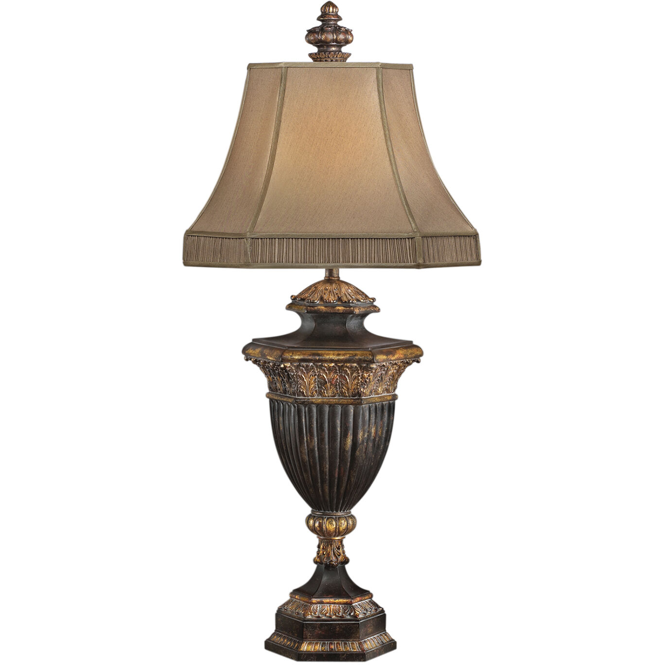 Castile 40 inch 150 watt Bronze Table Lamp Portable Light