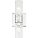 Midtown 2 Light 12 inch Polished Chrome Bath Vanity Wall Light