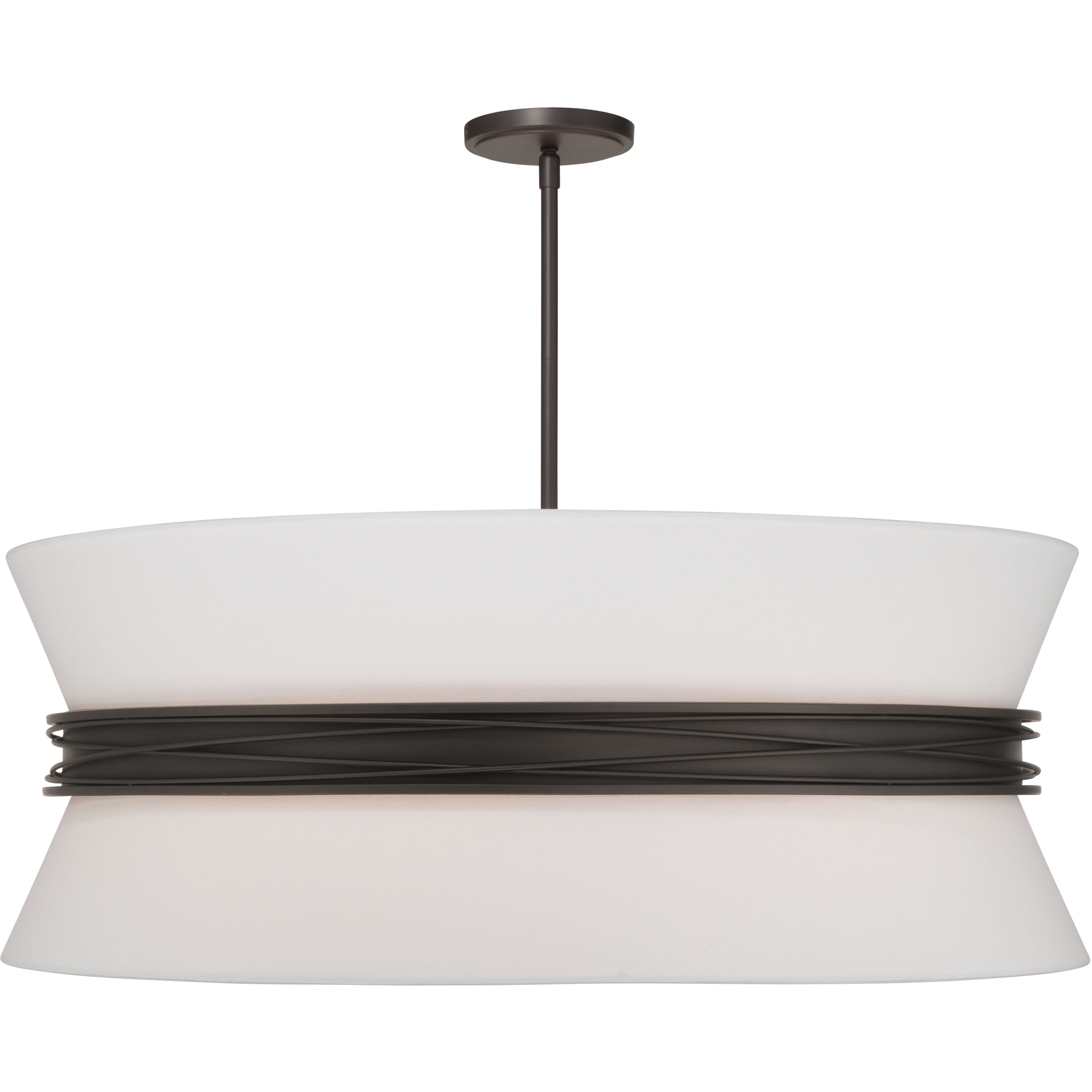 Dalvor 6 Light 36 inch Dark Bronze Pendant Ceiling Light