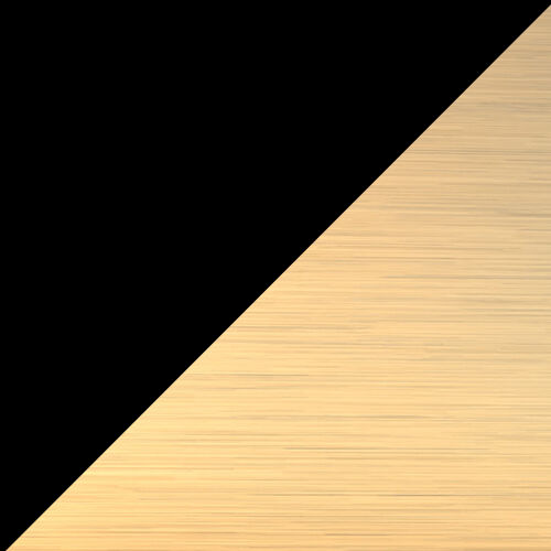 Oslo LED 36.75 inch Black and Natural Brass Linear Chandelier Ceiling Light