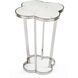 Clover 24 X 18.25 inch Polished Nickel Side Table