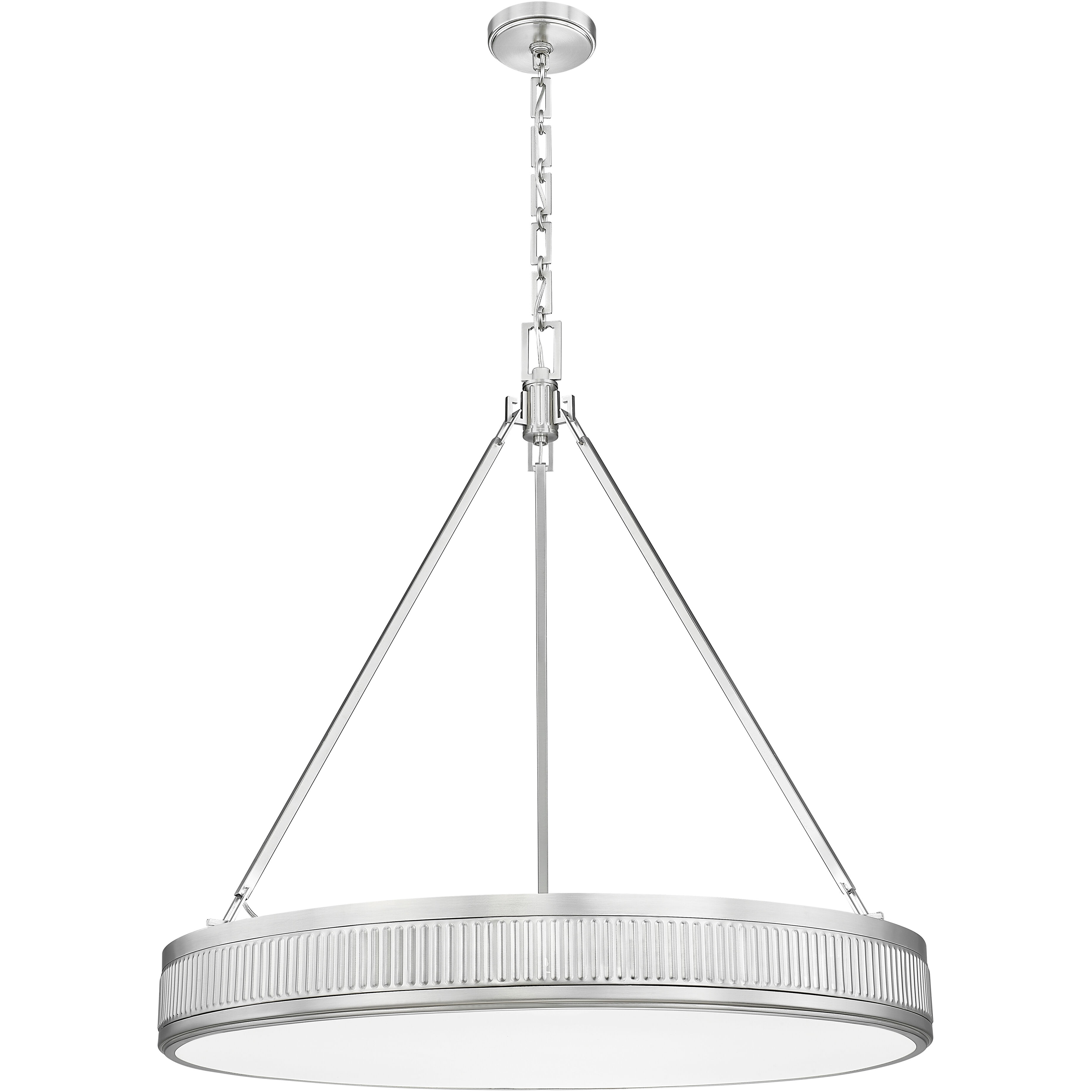 Quinn Pendant Ceiling Light in Satin Nickel