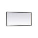 Pier 30 X 20 inch Black LED Mirror