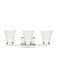 Bayfield 3 Light 20 inch Chrome Wall Bath Fixture Wall Light