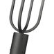 Leland LED 21 inch Sand Black Outdoor Post Mount Fixture