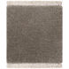 Evergreen 108 X 72 inch Dark Grey/Prairie Dust/Light Silver/Taupe Handmade Rug in 6 x 9