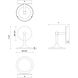 Alora Mood Issa Wall/Vanity Light Wall Light in White