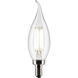 Lumos LED Candelabra Candelabra 5.50 watt 4000K LED Filament