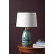 Tenley 26 inch 15.00 watt Aged Brass/Ceramic Inchyra Blue Table Lamp Portable Light