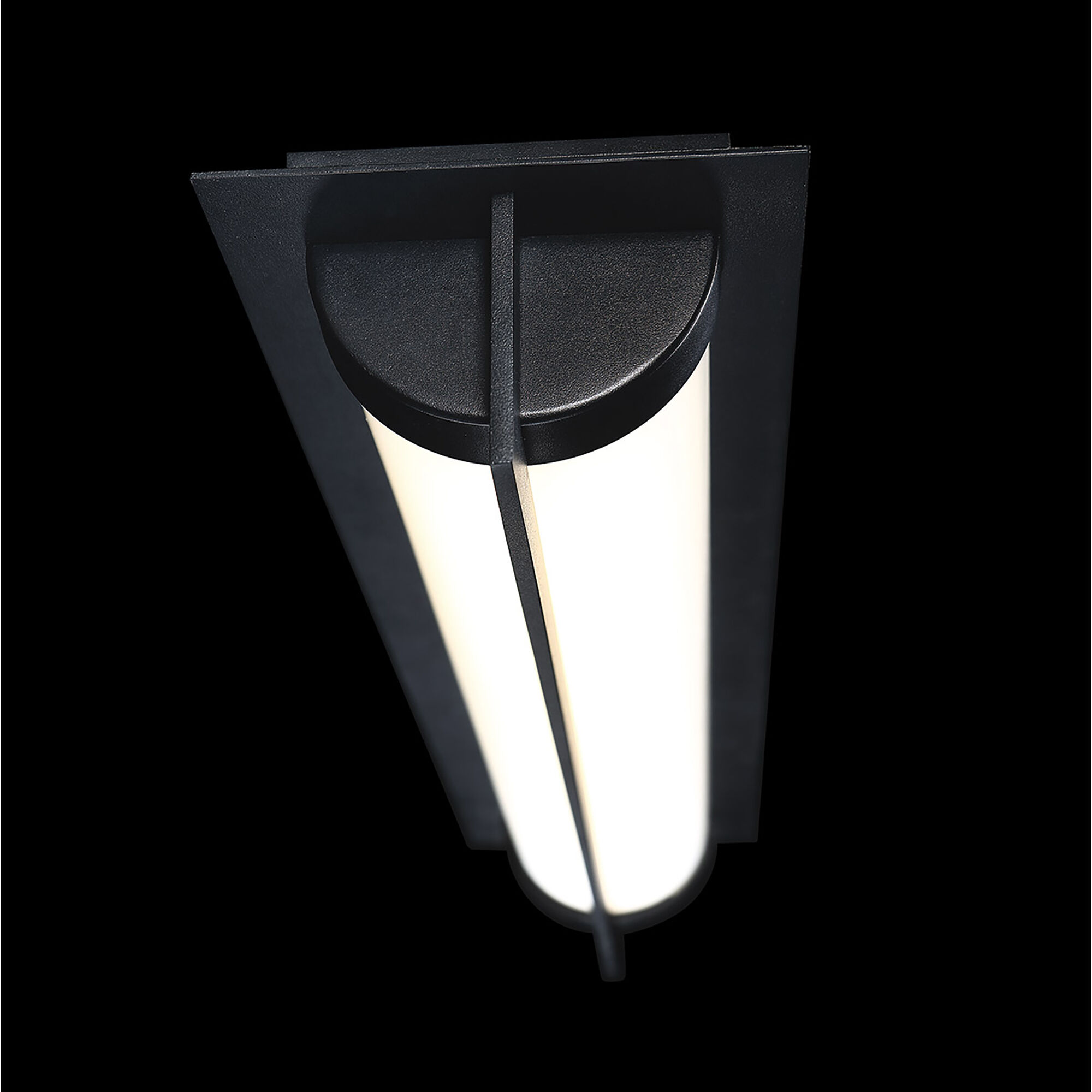 Oberon LED 26 inch Black Outdoor Wall Light, dweLED