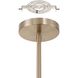 Courtney LED 24 inch Champagne Gold Convertible Pendant Ceiling Light