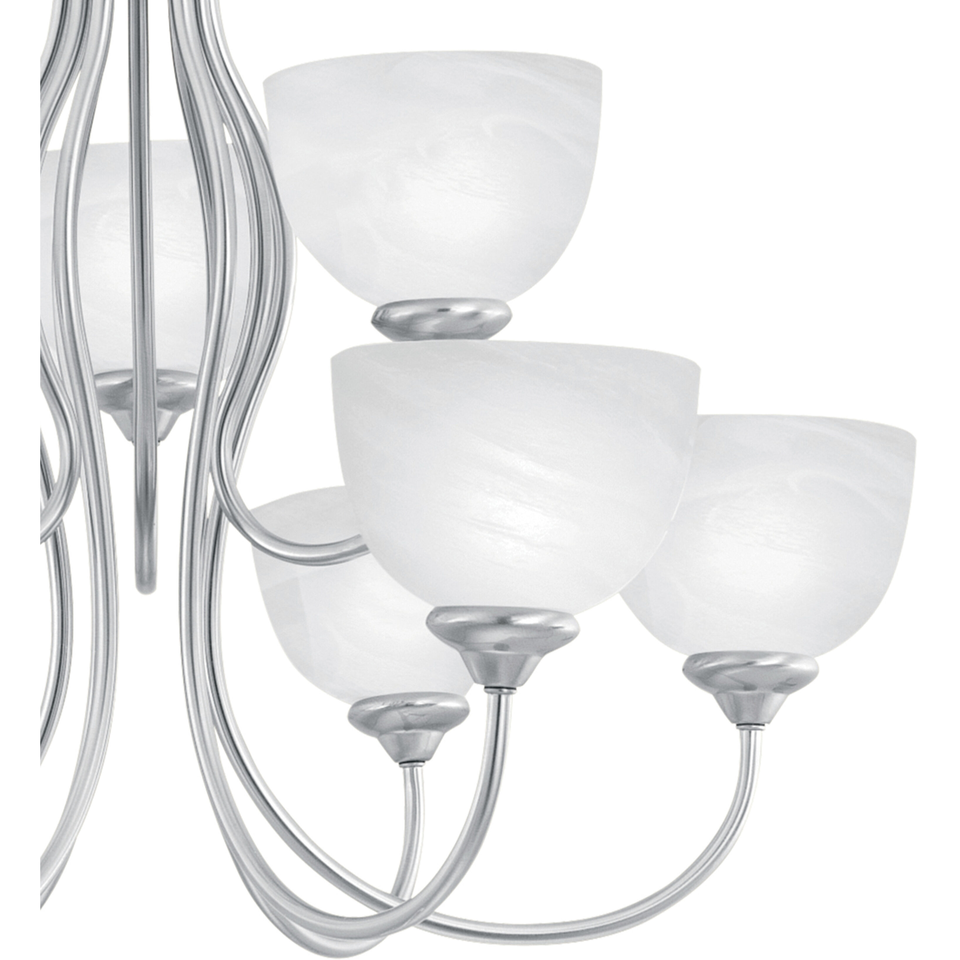 Tahoe 9 Light 30 inch Brushed Nickel Chandelier Ceiling Light