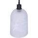 Marek 1 Light 7 inch Matte Black Mini Pendant Ceiling Light