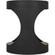 Eclipse 26 X 22 inch Matte Black Side Table, Round