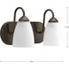Gather 2 Light 12 inch Antique Bronze Bath Vanity Wall Light in Bulbs Not Included, Standard