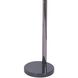 Mushroom 85 inch 4 watt Black Nickel Arc Floor Lamp Portable Light