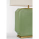 Thomas O'Brien Monique 25.75 inch 15 watt Silk Green Table Lamp Portable Light