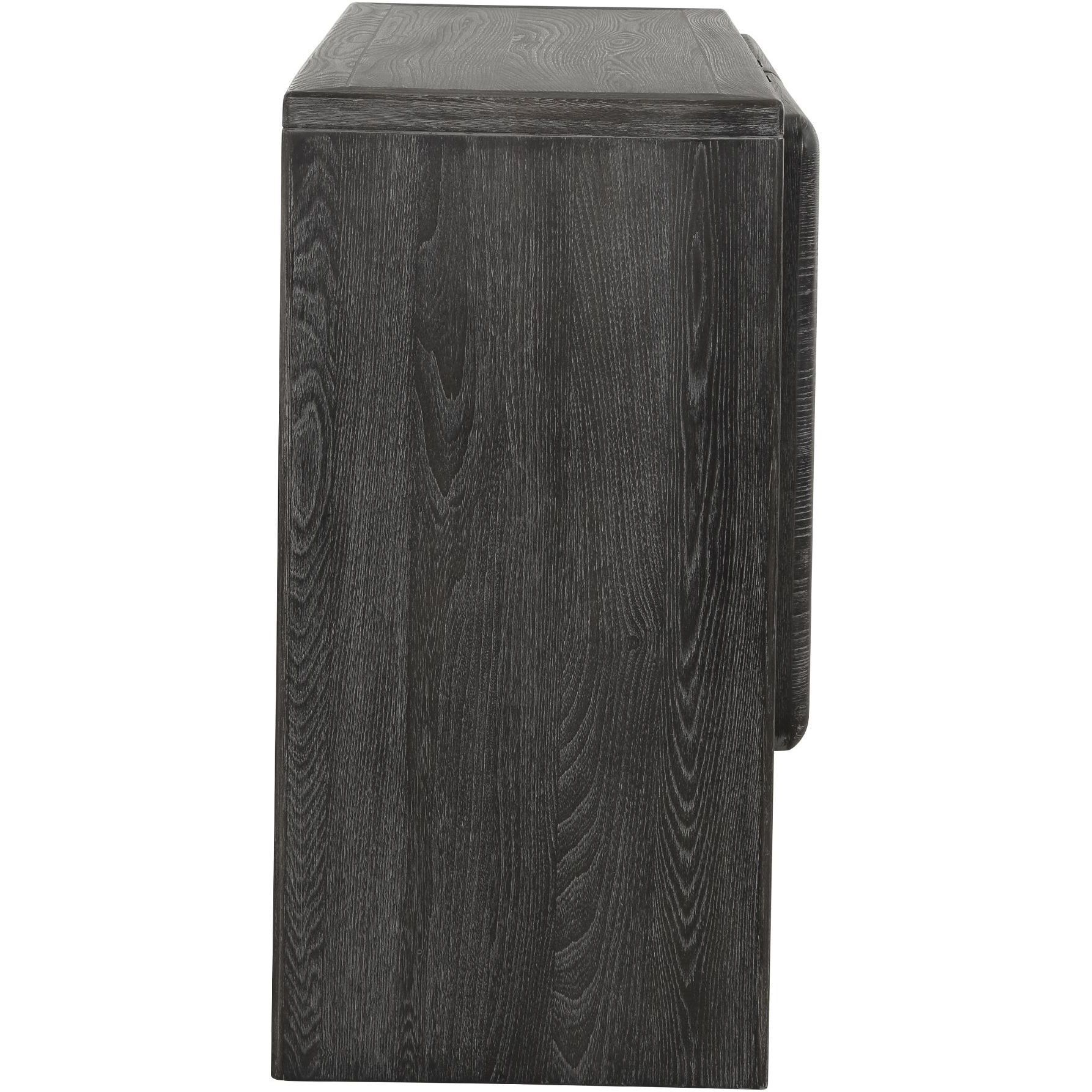 Bierk Dark Stain 2 Door Cabinet